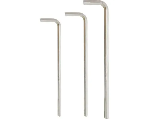 Set chei hexagonale WGB lungi 7-10 mm, 3 piese, crom-vanadiu buc