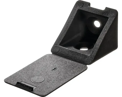 Conector colț 22x22x24mm Hettich plastic negru mat pac