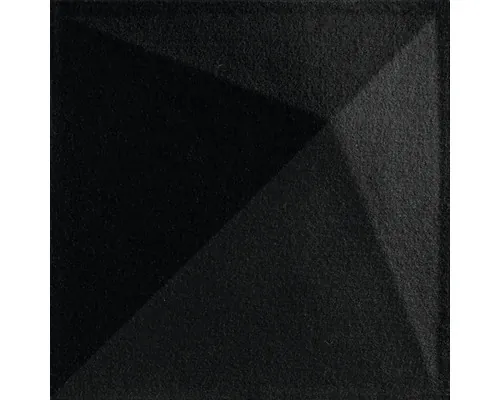 Panou decorativ pâslă 3D-Felt Diamond negru 40x40 cm buc
