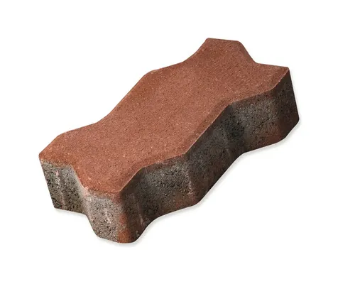 Pavaj PETRA frunză roșu 22,5x11,2x6 cm buc