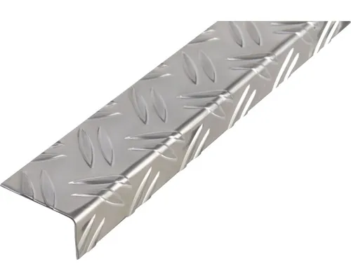 Cornier aluminiu Alberts 43,5x23,5x1,5 mm, lungime 2m, striat buc