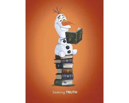 Poster Frozen Olaf Reading 30x40 cm buc