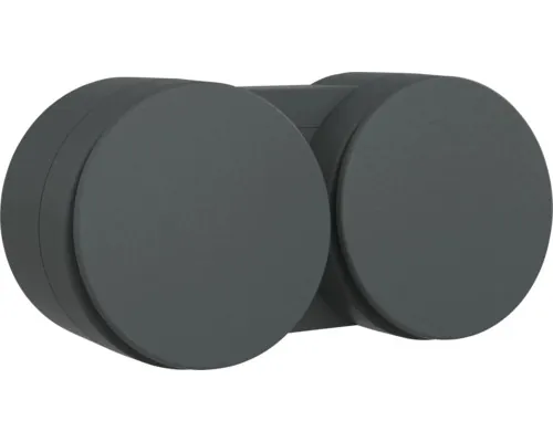 Întrerupător dublu modular Ovivo xOne Big Button IP54 antracit, montaj aplicat buc