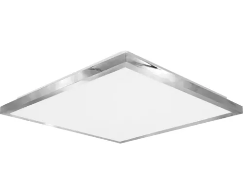 Plafonieră cu LED integrat Top Light Silver 24W 2400 lumeni, 38x38 cm, pentru baie IP44, crom buc