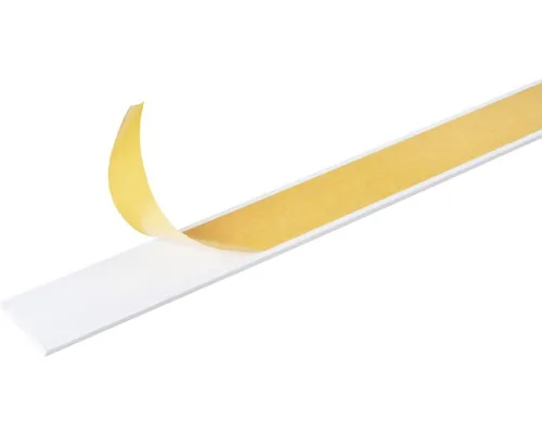 Platbandă plastic Alberts 20x2 mm, lungime 2,6m, autoadezivă buc