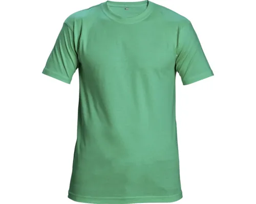 Tricou la baza gâtului Cerva Garai din bumbac verde, mărimea 2XL buc