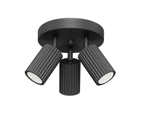 Lustră cu spoturi Karbon GU10 max. 3x10W, metal/negru buc