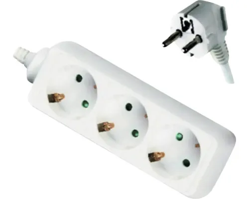 Prelungitor electric Gelux 3 prize 5m 3500W alb buc
