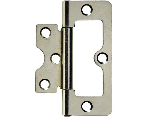Balama coplanară tip fluture Hettich 32x75 mm, oțel nichelat, pachet 10 bucăți pac
