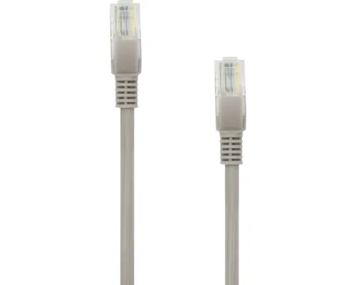 Cablu UTP Cat 5e Sbox 1m gri, conectori auriți buc