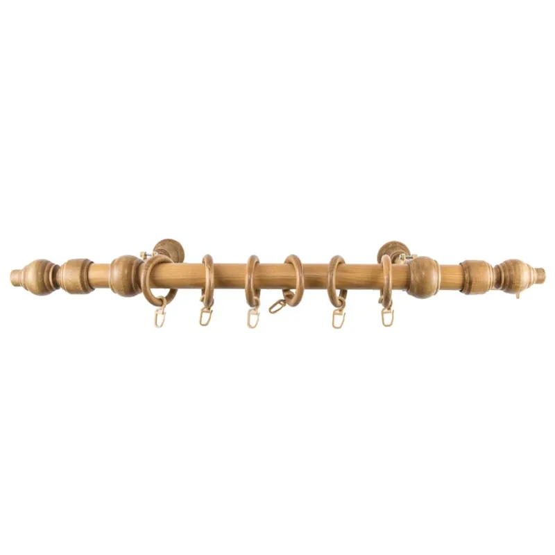 Galerie simpla, SN Deco, 28 mm, din lemn, finisaj , accesorii incluse, 200 cm