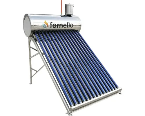Panou solar nepresurizat Fornello cu rezervor inox 122 l, 15 tuburi vidate buc