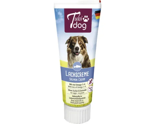 Pastă cu somon pentru câini Tubidog 75 g buc