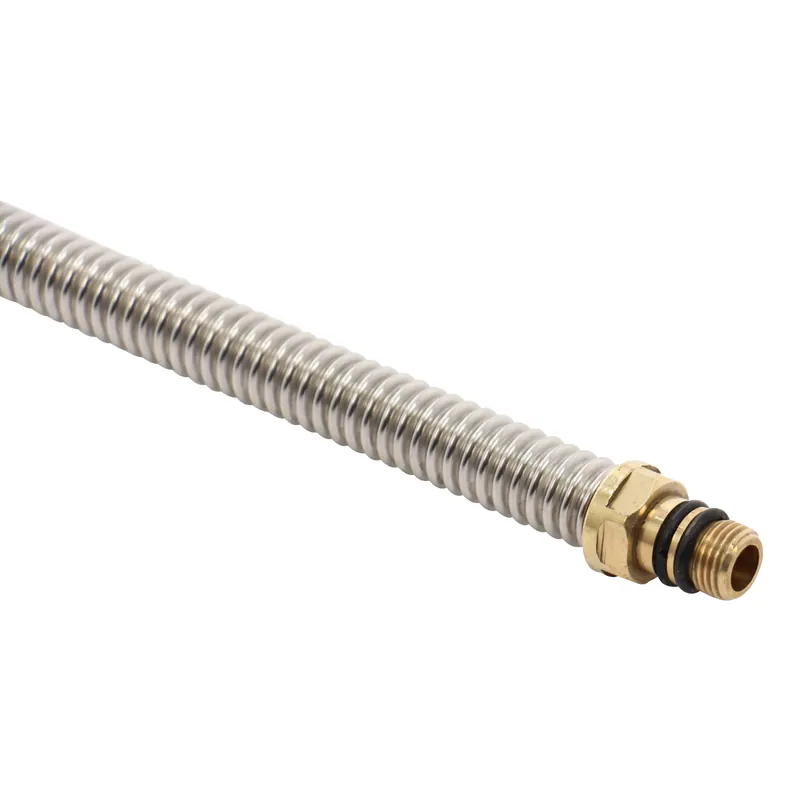 Racord flexibil apa, monocomanda, otel inoxidabil, 1/2" - 1/4 ", L 800 mm buc