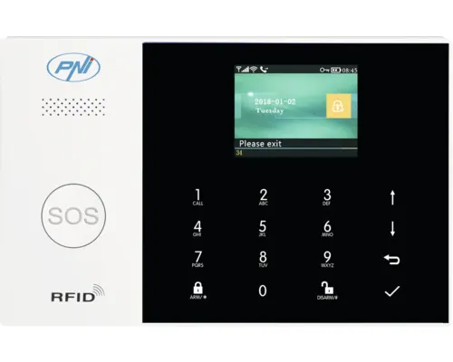 Sistem de alarmă PNI SafeHouse HS600, Tuya Smart, GSM 4G, negru, incl. accesorii buc