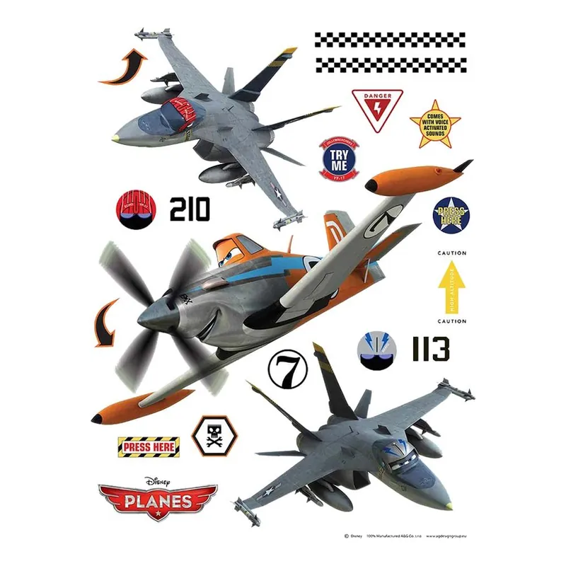 Sticker Ag 65x85 cm planes dk1772
