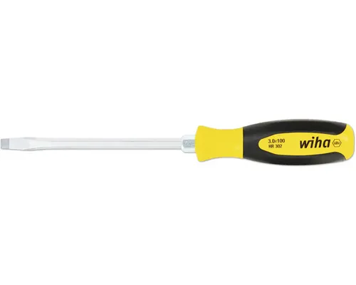 Șurubelniță Wiha Softfinish lungime 3,0x100 mm, oțel crom vanadiu buc