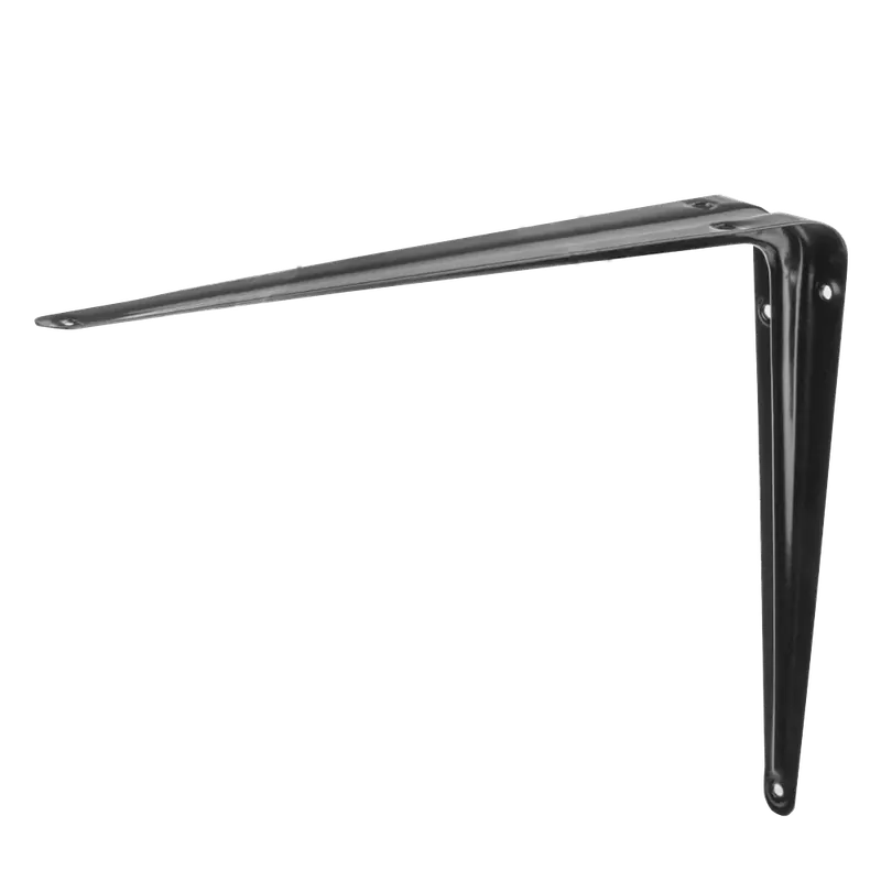 Consola din tabla, neagra, 75 x 100 x 31 mm