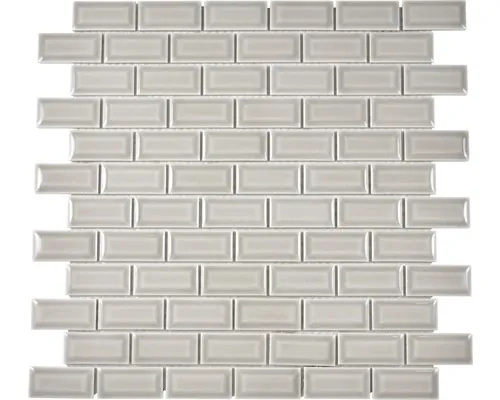 Mozaic piscină ceramic CBC 102 Brick Bond Diamond gri 30x30 cm buc