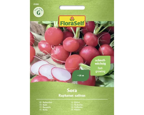 Semințe legume FloraSelf ridichi Sora buc