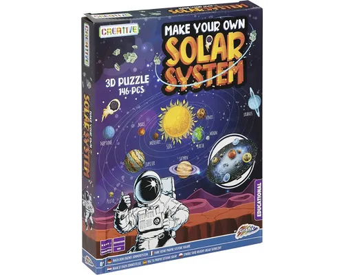 Set creativ puzzle 3D sistem solar buc