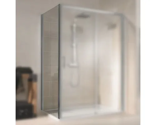 Perete sticlă duș lateral Kristall/Trend, 90x185 cm, sticlă securizată transparentă, profil alunatur buc