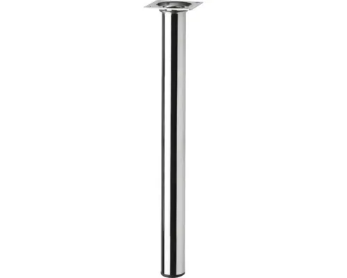 Picior mobilă rotund Tarrox Ø30x400 mm, oțel cromat buc