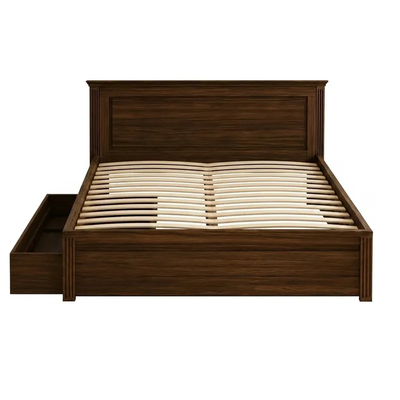 PAT DORMITOR LEMN MASIV 180X200 CU SERTAR