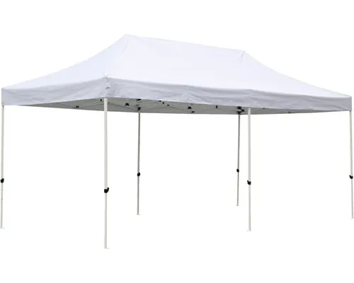 Pavilion grădină pliabil Garden Place Ann 3x6x3,2 m poliester alb buc