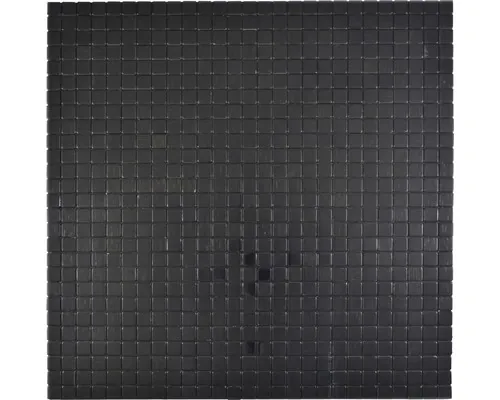 Mozaic aluminiu autoadeziv Quadrat Alu SAM 4AL1B negru mat periat 29x29 cm buc