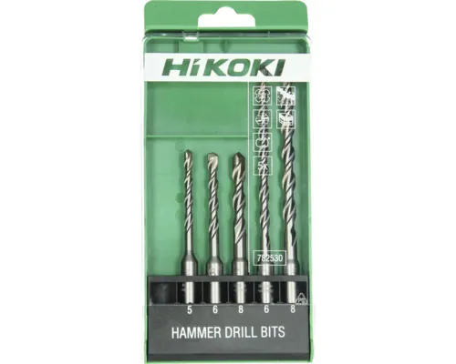 Burghie beton SDS-plus HiKOKI Ø5-8 mm, set 5 piese pac