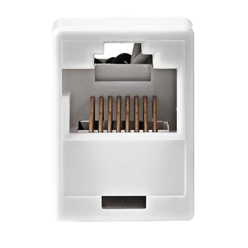 Adaptor de retea Nedis CCGP89005WT, Cat5 RJ45 mama - RJ45 mama, alb buc