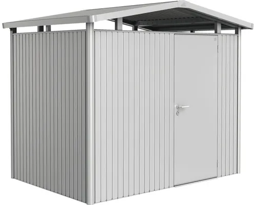 Magazie grădină Biohort Panorama P2 metal ușă standard 273x198 cm argintiu metalizat buc