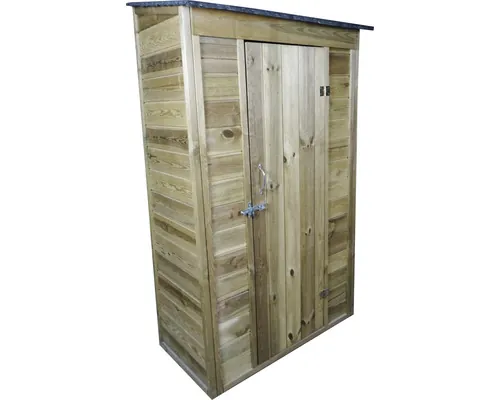 Magazie grădină lemn de pin 111,5x182 cm buc
