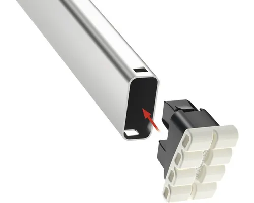 Picioare de schimb pentru scări de aluminiu Hailo EasyClix, anti-alunecare, mărimea L buc