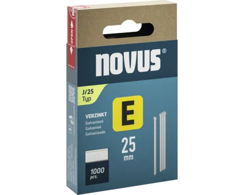 Cuie zincate E J 25mm, 1000 buc.