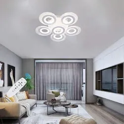 Lustra led Ceres 150W cu 6 brate 3 culori+IR 75L086 Spin