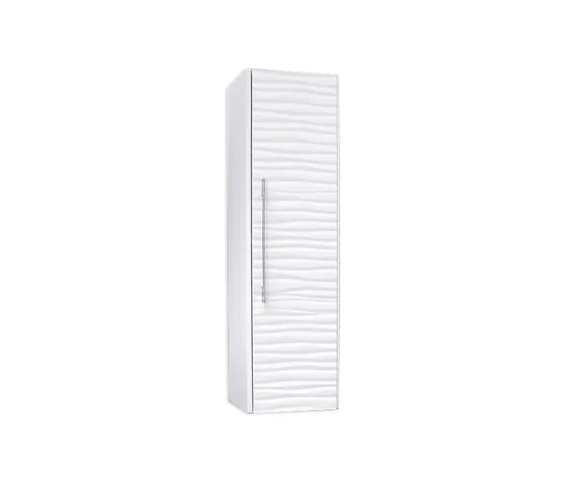 Dulap baie suspendat, Wave, 1 usa, alb, 34 x 120 x 34 cm buc