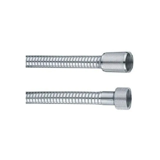 Furtun de dus, Bossini, Stretch-Flex, crom lucios, 200 cm 2m