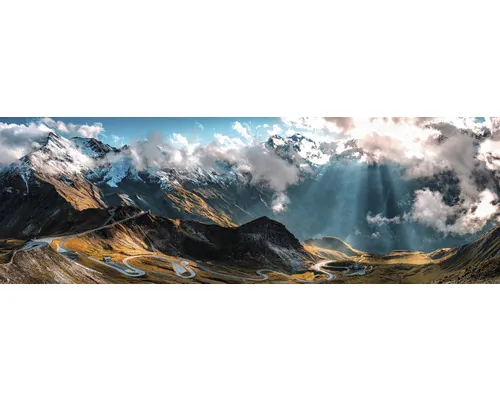 Tablou canvas The Wall Sunny Clouds 50x150 cm buc