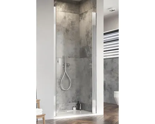 Ușă nișă batantă Nes DWJ I 80x200 cm, dreapta, sticlă transparentă, profil crom buc