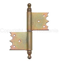 Balama ingropata cu ornament pentru ferestre 211-08 dreapta 2 bucati/set 34567 zincat galben