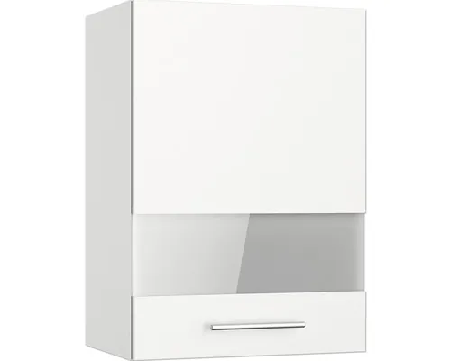 Corp superior bucătărie Optifit Bengt932, 50 cm, 1 ușă cu sticlă, alb buc