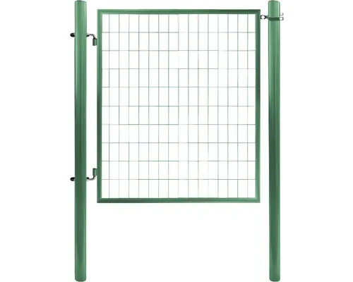 Poartă batantă simplă zincată 107,8x100 cm verde buc