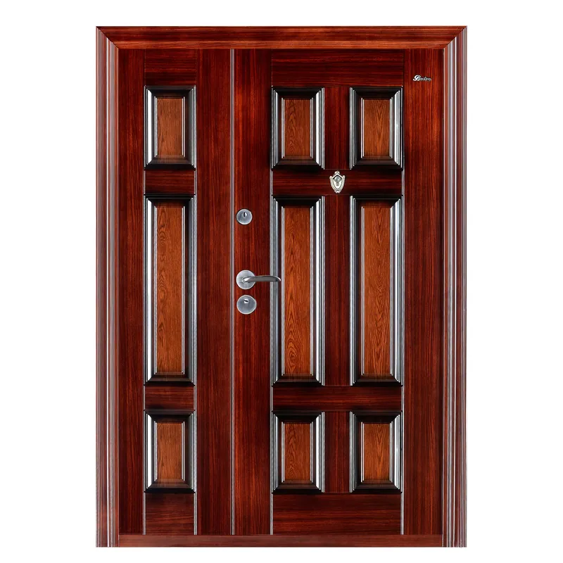 Usa interior metalica dubla BestImp B03ED, stanga / dreapta, mahon, 140 x 202 cm buc