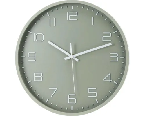 Ceas perete verde mentă Ø 30 cm buc