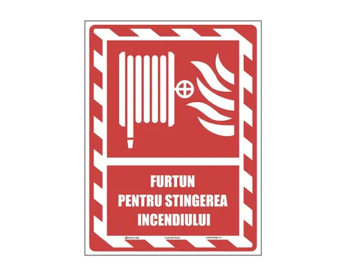 Indicatoare avertizare „Furtun pentru stingerea incendiului” buc
