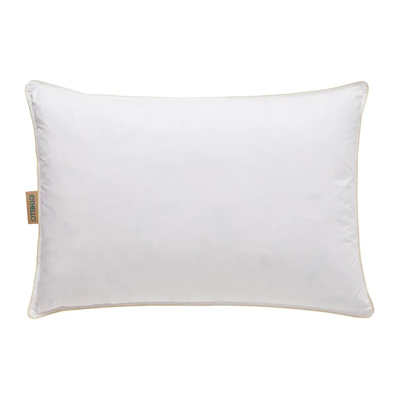 Perna Soffica 50x70 cm, material husa 100% bumbac, umplutura 5% puf gasca, 95% pene gasca, alb