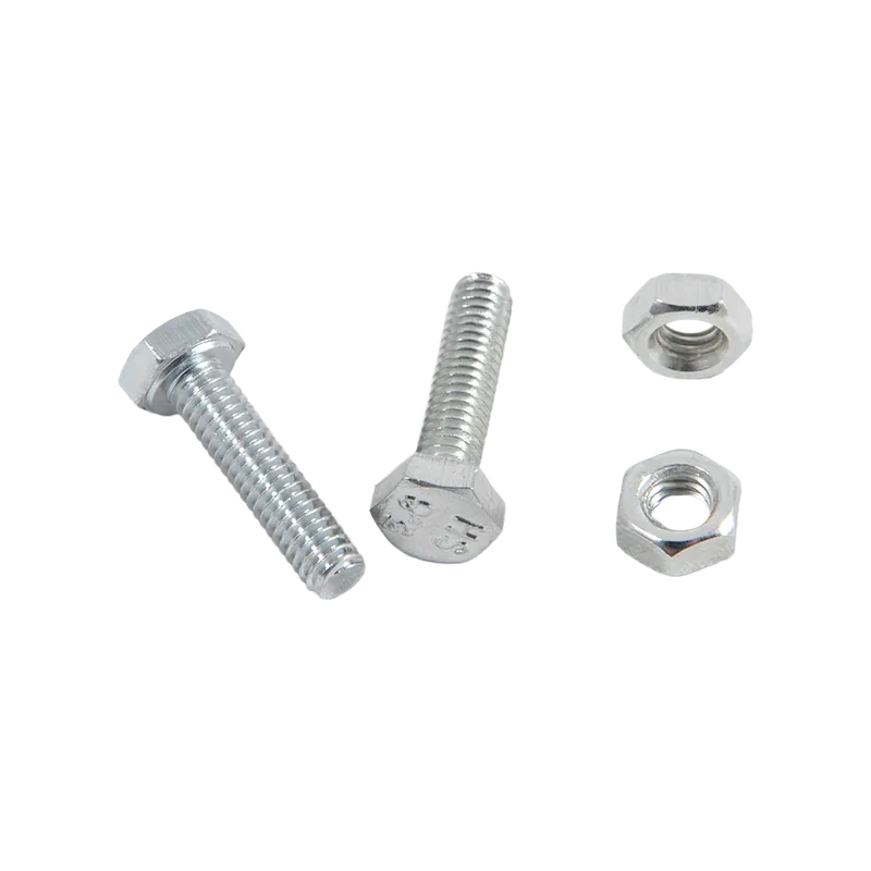 Suruburi cu piulite, otel, M4 x 16 mm, 10 BUC