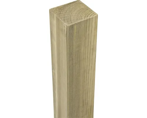 Stâlp gard lemn 7x7x185 cm impregnat în autoclavă buc